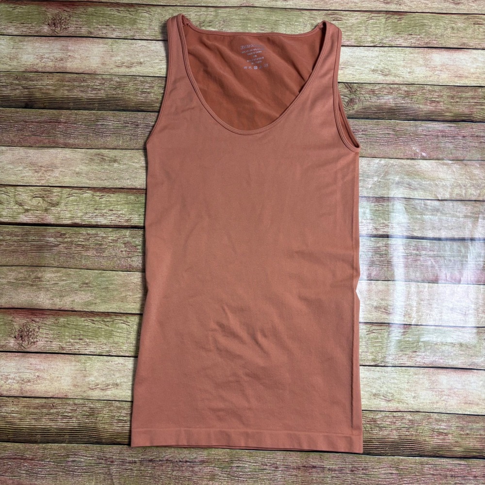 Zenana Outfitters Seamless Tank Top Rust Terracotta S/M NT-6700AB
